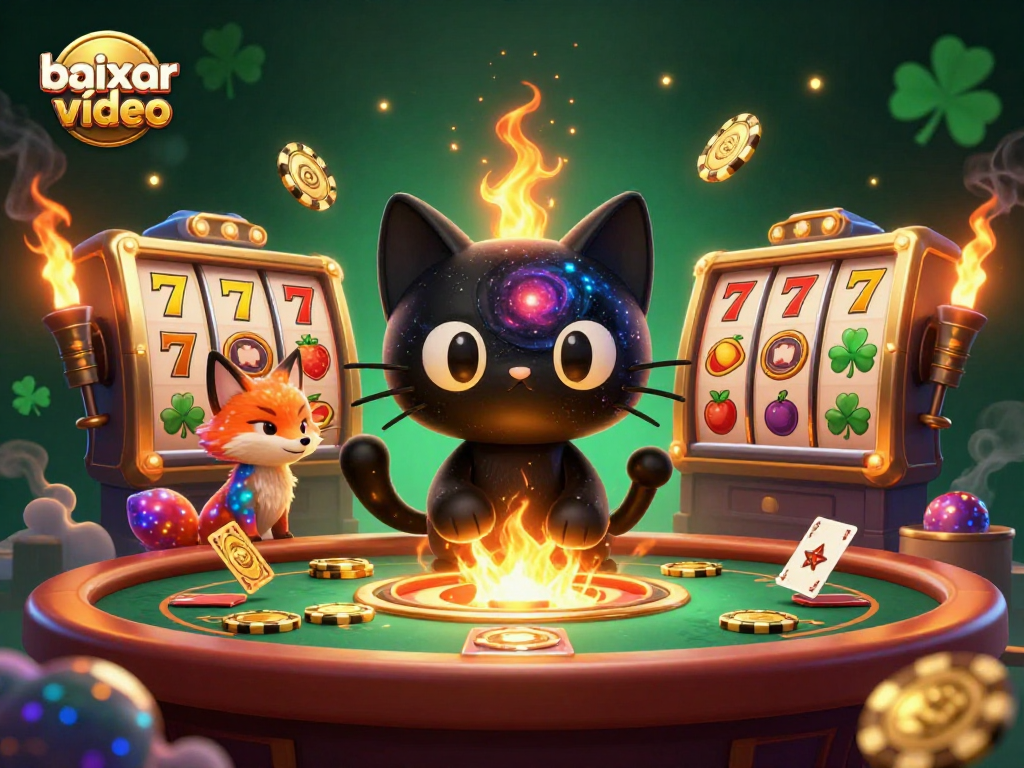 Engage with vibrant entertainment as you baixar vídeo at a cosmic casino table with luck and charm.