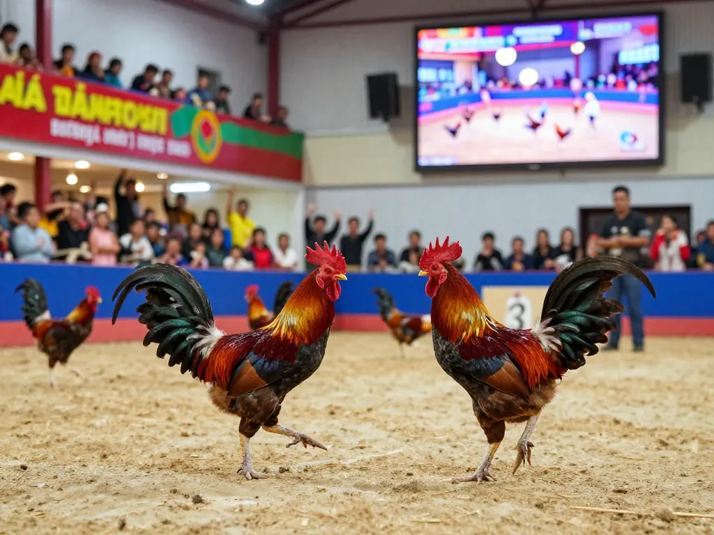 Watch exciting đá gà trực tiếp tonhon with high-definition streaming of live rooster fighting.