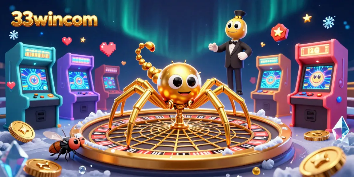 Join the exciting 33wincom adventure with vibrant casino elements, live action, and thrilling gameplay.