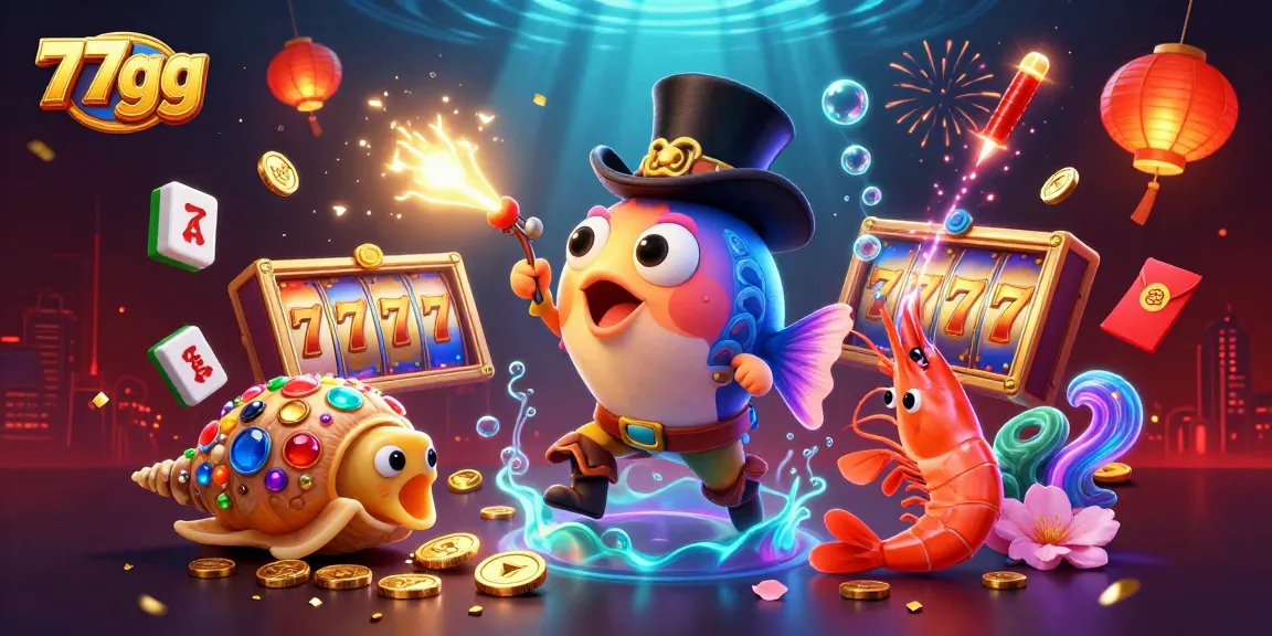 Experience thrilling wins at 77gg with dynamic slot machines and animated treasures everywhere.