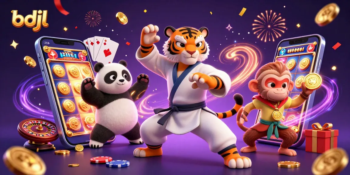 Experience the vibrant bdjl gambling scene with dynamic characters and casino elements.