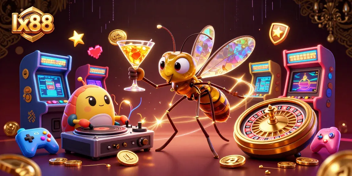 Experience lx88's vibrant 3D casino game world with dynamic characters and gaming elements.