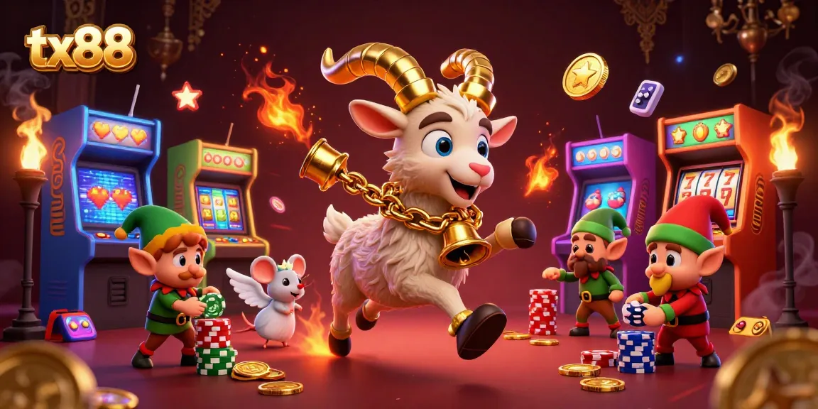 Experience thrilling gameplay at tx88's holiday-horror casino, featuring Krampus and festive chaos.