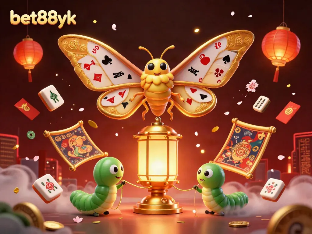 Experience excitement and strategy with bet88yk's dynamic casino scene featuring 3D elements and colorful characters.