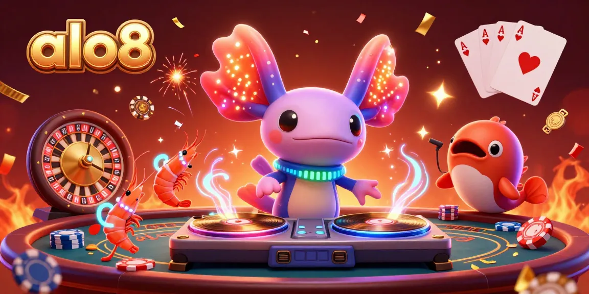 Players enjoy the vibrant atmosphere at alo8 with lively gaming action and dynamic characters.