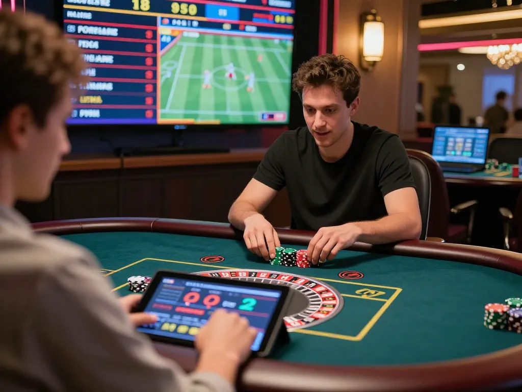 C168 player placing bets in an immersive online roulette game with vibrant tablet interface.