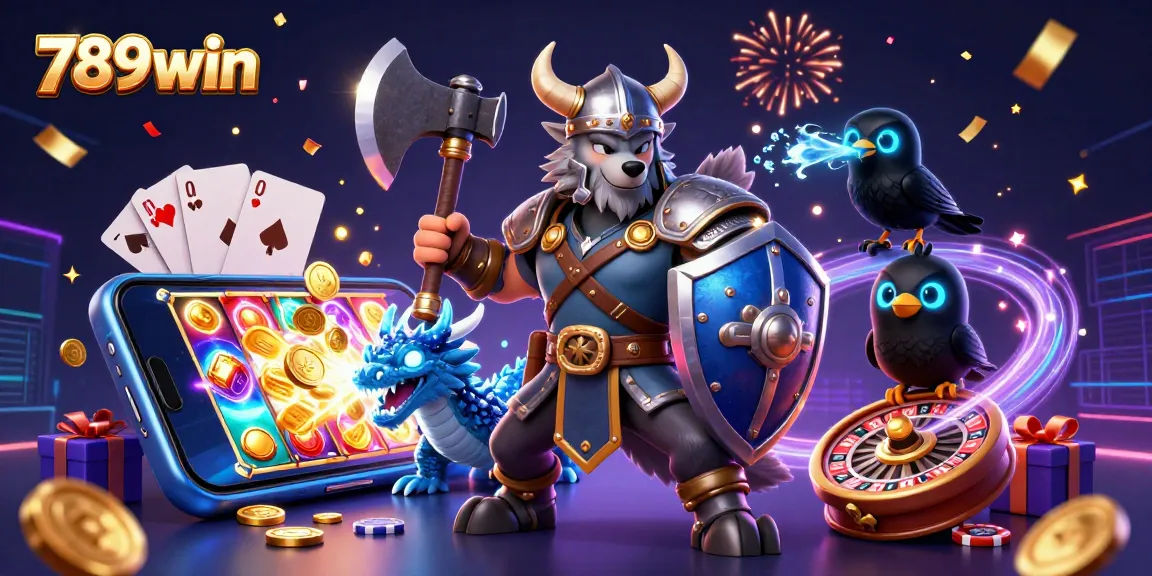 Experience winning with 789win's vibrant casino scene featuring unique gaming elements.