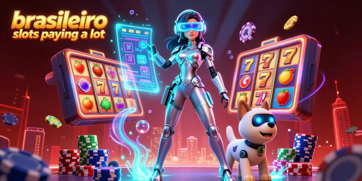 Engage with the vibrant scene showcasing brasileiro slots paying a lot and dynamic slot machine elements.