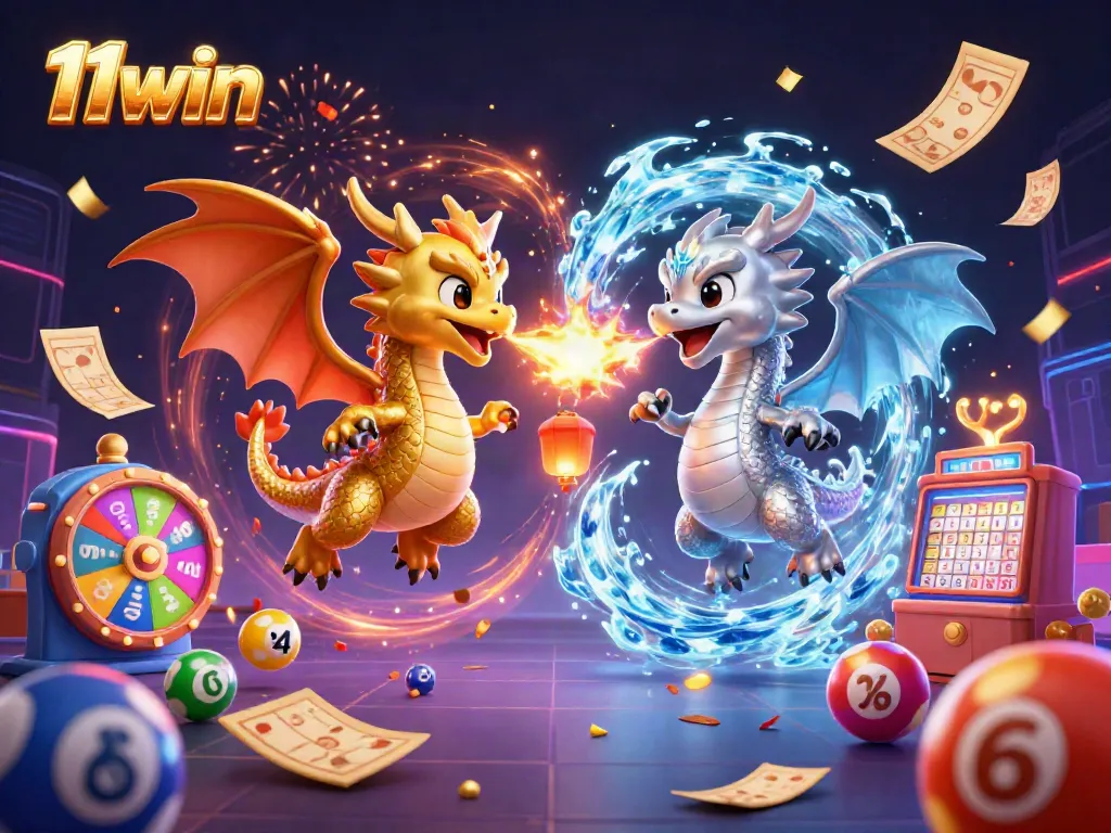 Engage in thrilling gameplay at 11win with vibrant casino elements and dynamic dragons.