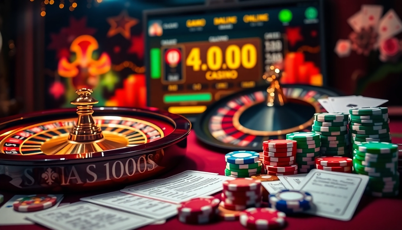 Sinta a emoção de sites de apostas com bônus sem depósito com visuais vibrantes de cassino.