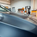 Enhance your vehicle's look with paint protection film near me while showcasing its gleaming surface.