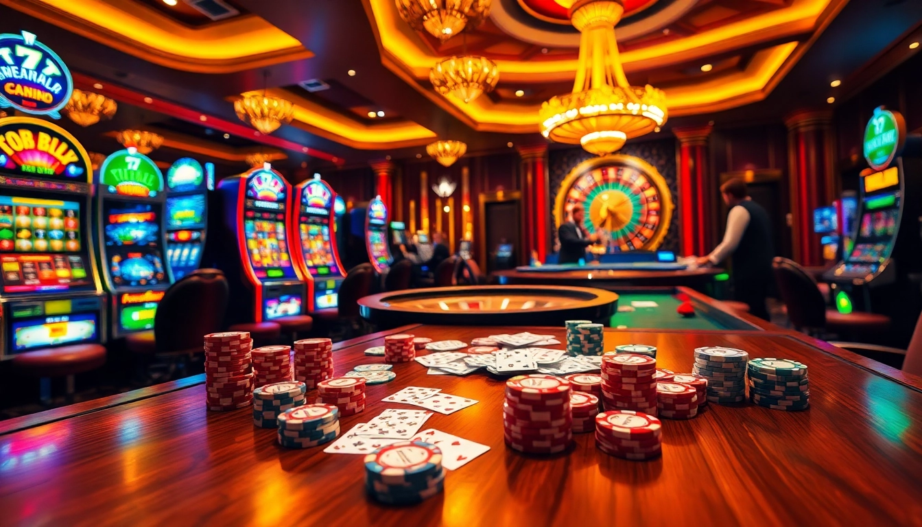 Um apostador jogando pôquer em uma mesa de cassino elegante, refletindo o luxo dos jogos da 78BR.